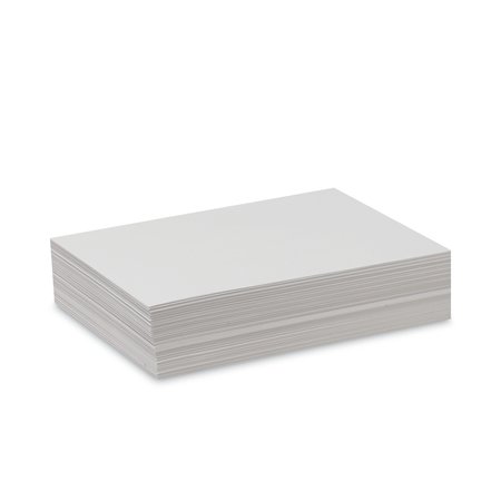 PACON White Drawing Paper, 78lb, 12 x 18, Pure White, PK500 4812